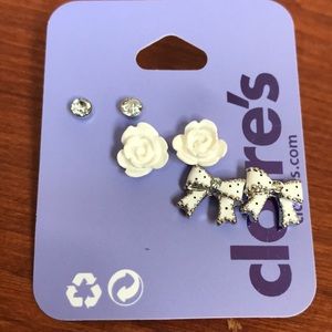 Stud decorated earrings